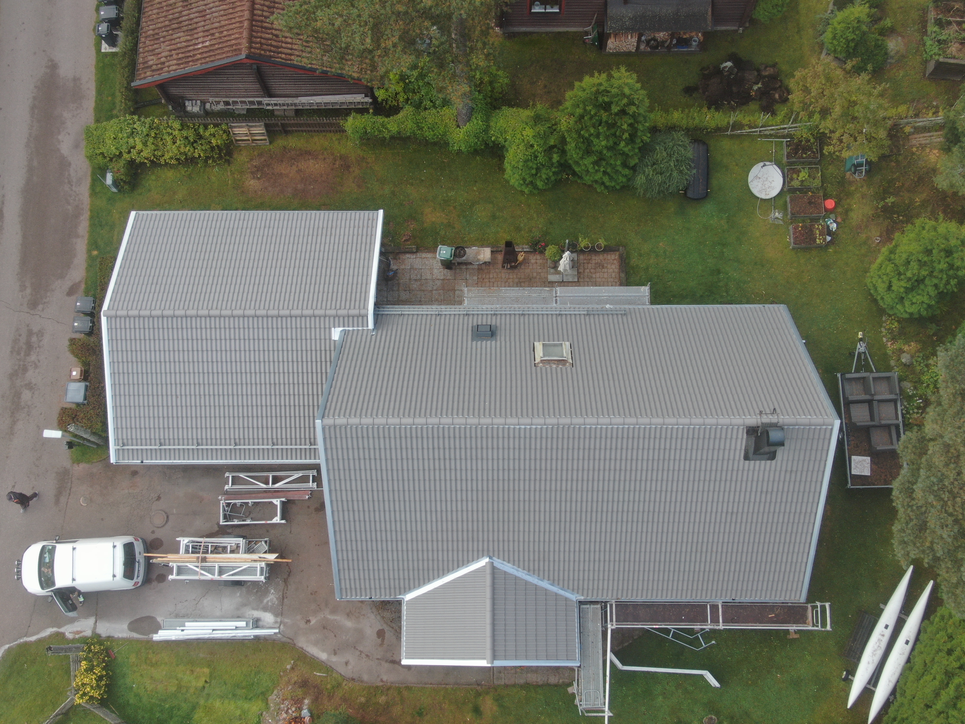 Ljusgrått Betongtegel