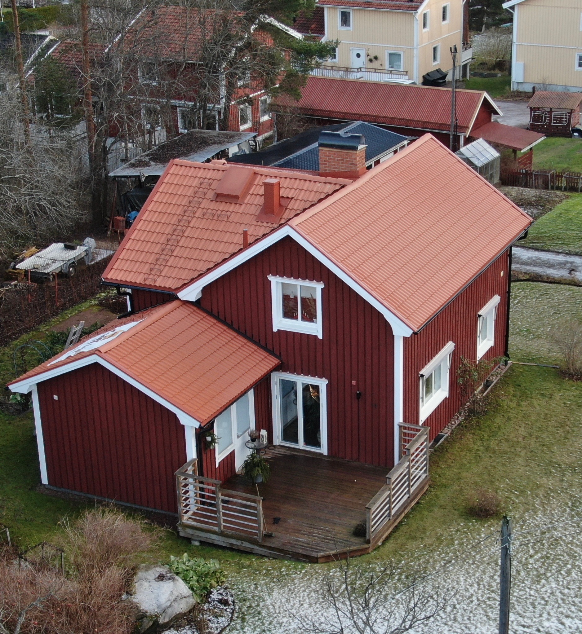 Utförd takläggning